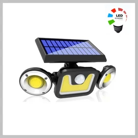 3 ágú napelemes fali ledlámpa mozgásérzékelővel JY1729