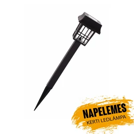 Napelemes leszúrható kerti ledlámpa négyzetes