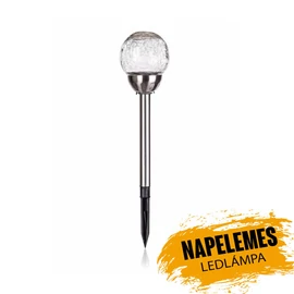 Napelemes kerti ledlámpa glass 10