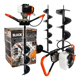 Black benzinmotoros talajfúró 3 fúrófejjel 5200EA - 12261