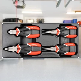 PVC tálca 4 db fogóval YT-5534