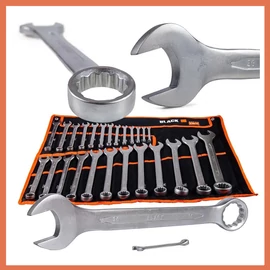 BLACK csillag villáskulcs készlet 25db-os 36-ig CR-V acél – 16008