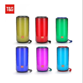 T&G hordozható vezeték nélküli Bluetooth hangszóró LED világítás TG639
