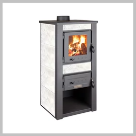 Warnex Alpina boiler 24 fehér csempés vízteres kandalló PRO-KAND-016