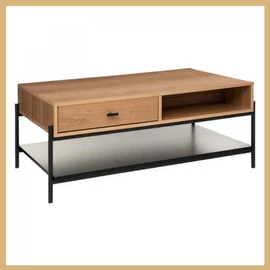 Simon dohányzóasztal natúr fa 179087