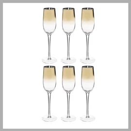 6 darabos pezsgős pohár készlet 154967