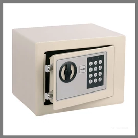 Széf digitális 230*170*170mm fehér HS2317CW