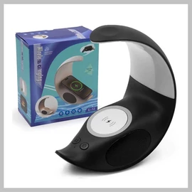 Wireless telefontöltő, kislámpa és Bluetooth kihangosító L-32