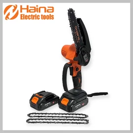Haina, akkus láncfűrész 3db lánccal és 2db akkuval HM-6798