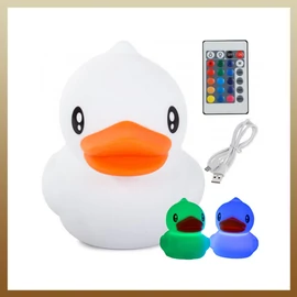 Gyerek éjszakai lámpa kacsa, távirányítóval 24082