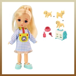 Baba 12,5 cm kutyával 036489