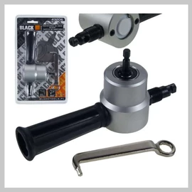 BLACK lemezvágó adapter fúrógépekhez (max. 3000rpm) - 43206