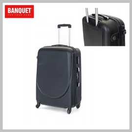 PRETTY UP Bőrönd kerekeken "L" fekete 22151587