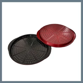 Perfect Home Metal Red Line tapadásmentes pizzasütő 19137