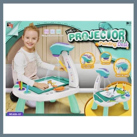 Projektor készlet gyerekeknek + tartozékok, asztal (63x48x10 cm) 544462