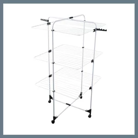 VILEDA Ruhaszárító állvány,3 szintes kerekekkel 015202