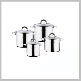 Bachmayer 8 részes nemesacél fazék készlet BM15793