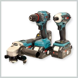 Hitman 3 Részes Profi Akkus Szerszámkészlet 62V HT-BACD-3777LX