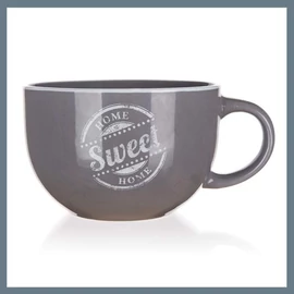 BANQUET Kerámia bögre jumbo SWEET HOME 730 ml, szürke 60337158