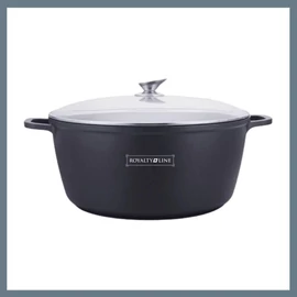 Royalty Line lábas üveg fedővel márvány bevonattal RL-BS40M