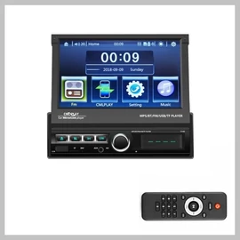 Autós MP5 lejátszó, ajándék távirányítóval