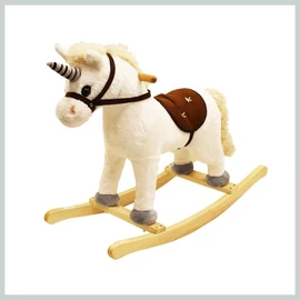 Hintaló Unikornis fehér hangefektusokkal 71cm 030589