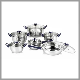 VETRO-PLUS CELESTE 12 részes edénykészlet 48726512