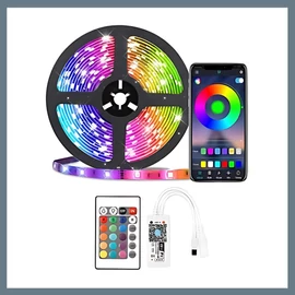 WiFi RGB LED szalag szett távirányítóval 5m