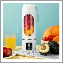 Kompakt USB-töltővel tölthető hordozható turmixgép és gyümölcscentrifuga XU404270