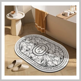 Vintage fürdőszobai kilépő 60 x 90 cm DYW06