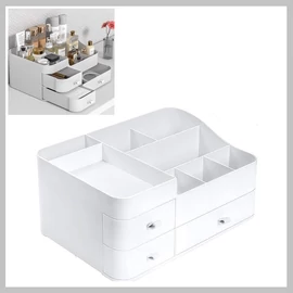 Smink- és kozmetikai tárolódoboz fiókokkal – Praktikus rendszerező fürdőszobába és hálószobába holm8518