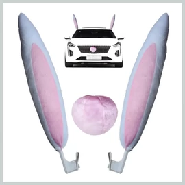 Autós nyuszifül dekoráció HX509722