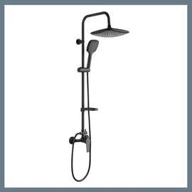 Fiona zuhanyoszlop csapteleppel, fekete PKF_70KB