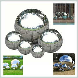 Rozsdamentes acél díszgömb szett 6 db DE314294