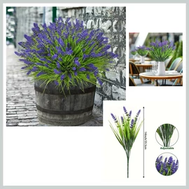 Műlevendula dekoráció 10db LU33429