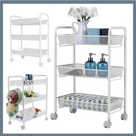 Fürdőszobai polcos kerekes tároló 27239_B