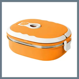 Victor Ovális ételhordó 0,9L, narancs V-1651-N