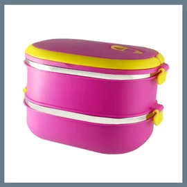 Victor 2 részes ovális ételhordó 1,8L, Lila V-1652-L