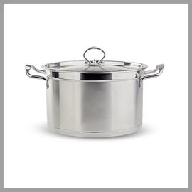 Victor rozsdamentes fazék leveses tál, 20 cm átmérő, 2.5 l  V-NB20