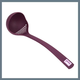 Bergner lyukacsos szilikon merőkanál, lila BG-1144