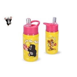 Flakon rozsdamentes Kisvakond 500 ml sárga-rózsaszín 011926