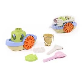 Homokozó szett gőzhajóval 27 cm 047510