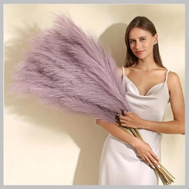 6 db Dekor Műpampafű lila 95 cm NF385649-3