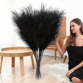 6 db Dekor Műpampafű fekete 95 cm NF385649-4