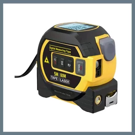 MIGPRC 80m Lézeres Távolságmérő és 5m Acél Mérőszalag YQ05674-80