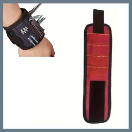 Mágneses Csuklópánt Csavarok és Szögek Tartásához - Piros WW06543-3