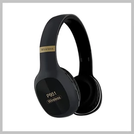 P951 Wireless bluetooth fejhallgató fekete HH-23