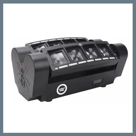 Spider Strobo Laser – LED disco fény, lézerrel és mozgó sugarakkal DLS-10