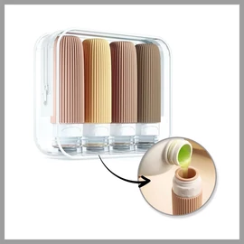 Szilikon flakon szett utazáshoz, 13 cm, 90 ml – KS137WZ2