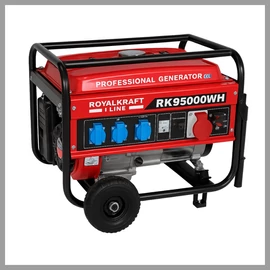 RoyalKraft Benzines Áramfejlesztő Generátor – 9500W RK9500WH